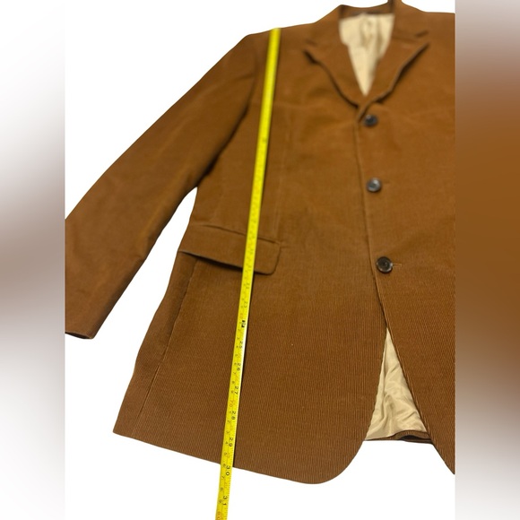 HTF Vtg Hugo Boss Rossellini Movie Amber Corduroy Suit Sz 42 Blazer Pants 30x32 - Picture 3 of 16